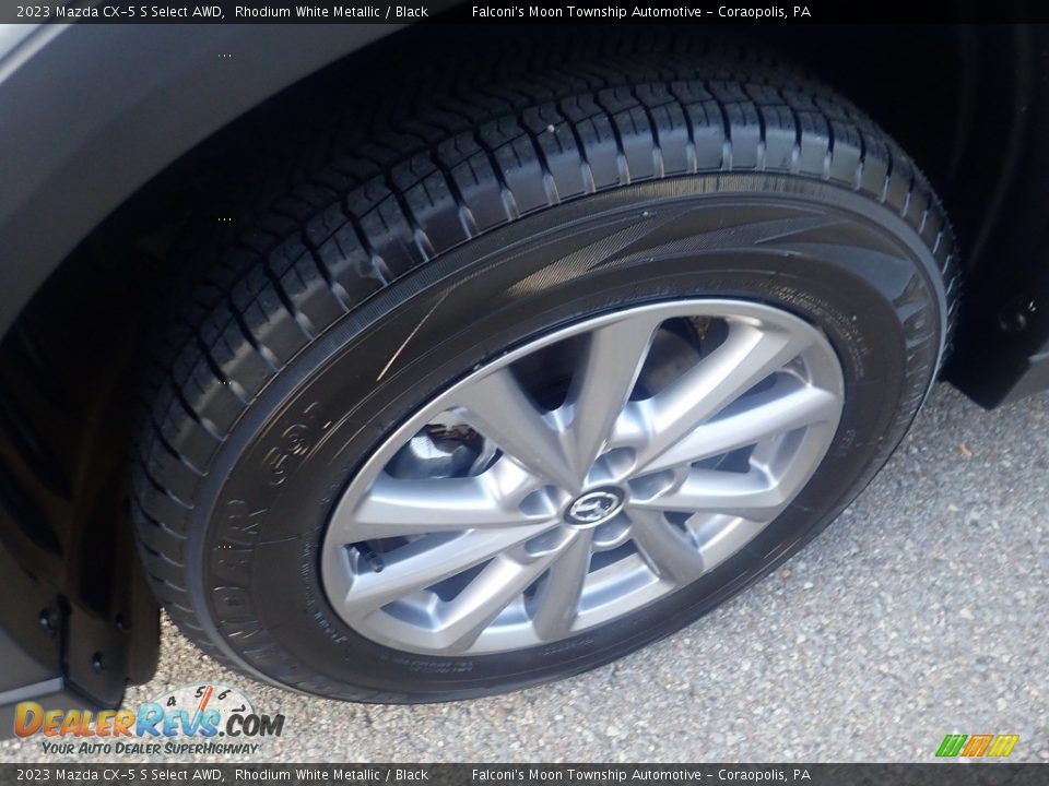 2023 Mazda CX-5 S Select AWD Rhodium White Metallic / Black Photo #9