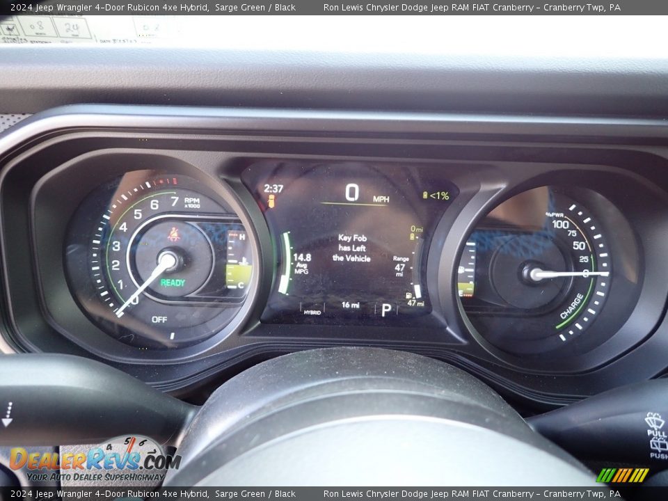 2024 Jeep Wrangler 4-Door Rubicon 4xe Hybrid Gauges Photo #19