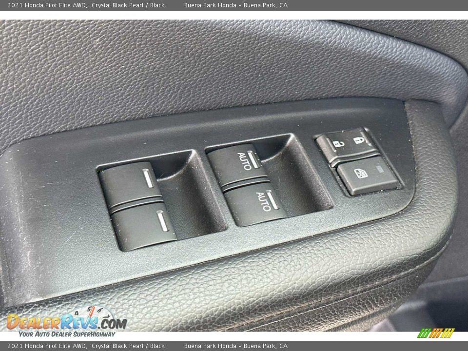 2021 Honda Pilot Elite AWD Crystal Black Pearl / Black Photo #12