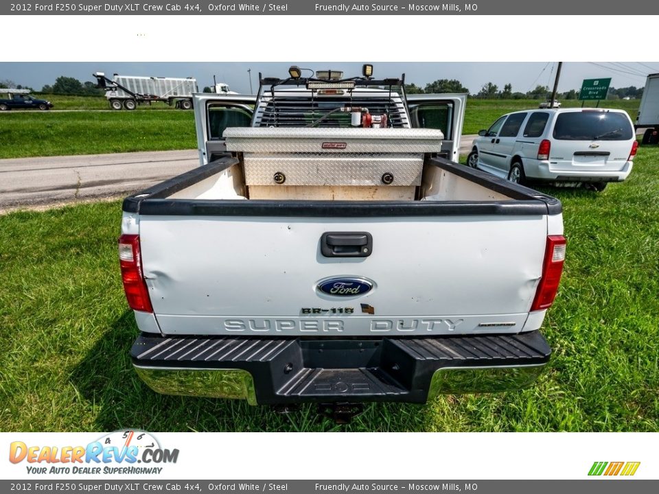 2012 Ford F250 Super Duty XLT Crew Cab 4x4 Oxford White / Steel Photo #21