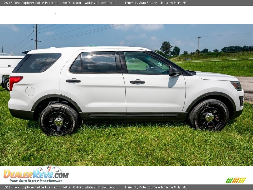 2017 Ford Explorer Police Interceptor AWD Oxford White / Ebony Black Photo #3