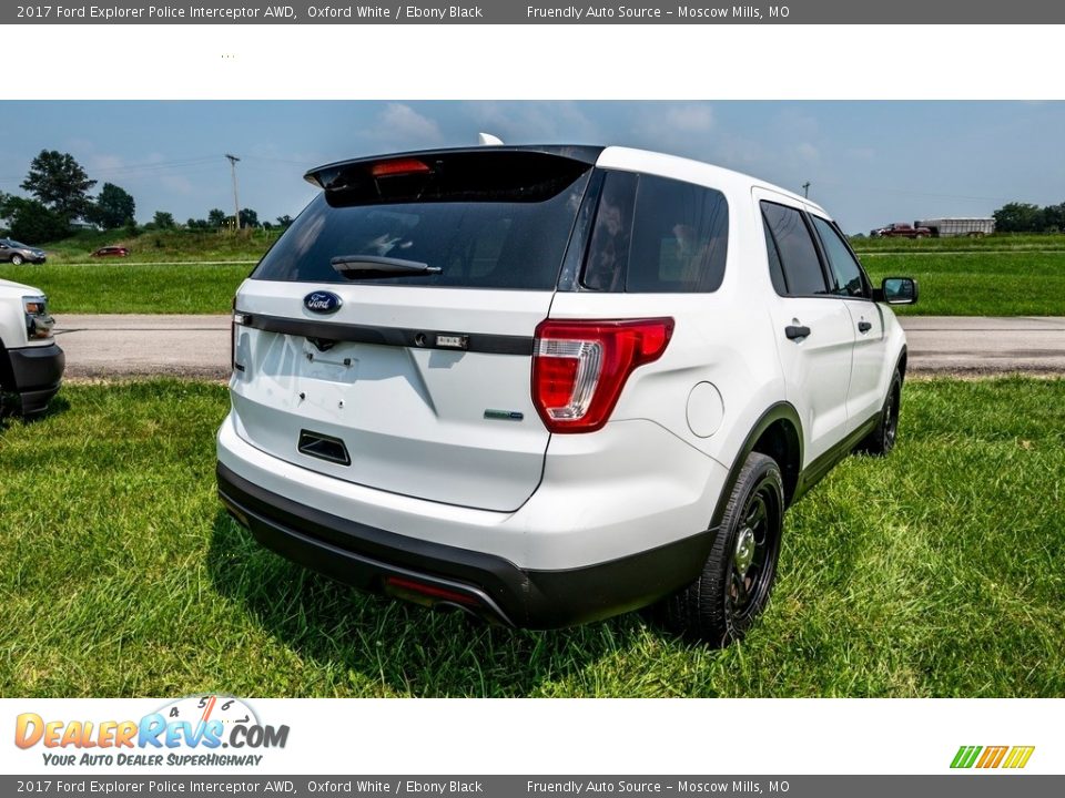 2017 Ford Explorer Police Interceptor AWD Oxford White / Ebony Black Photo #4