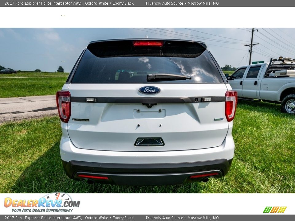 2017 Ford Explorer Police Interceptor AWD Oxford White / Ebony Black Photo #5