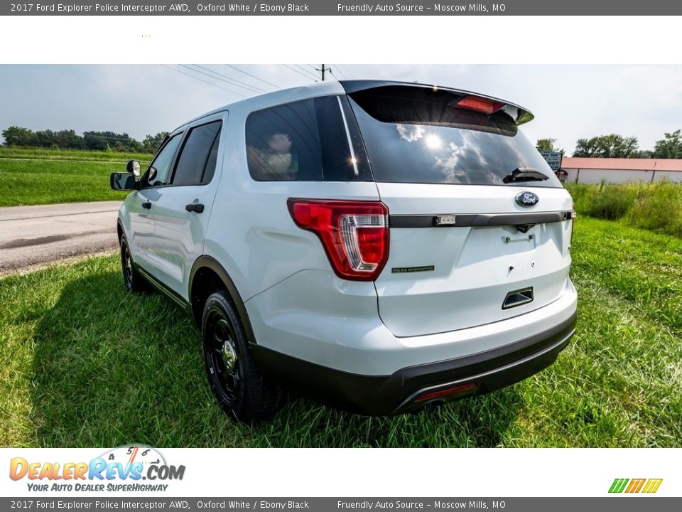 2017 Ford Explorer Police Interceptor AWD Oxford White / Ebony Black Photo #6