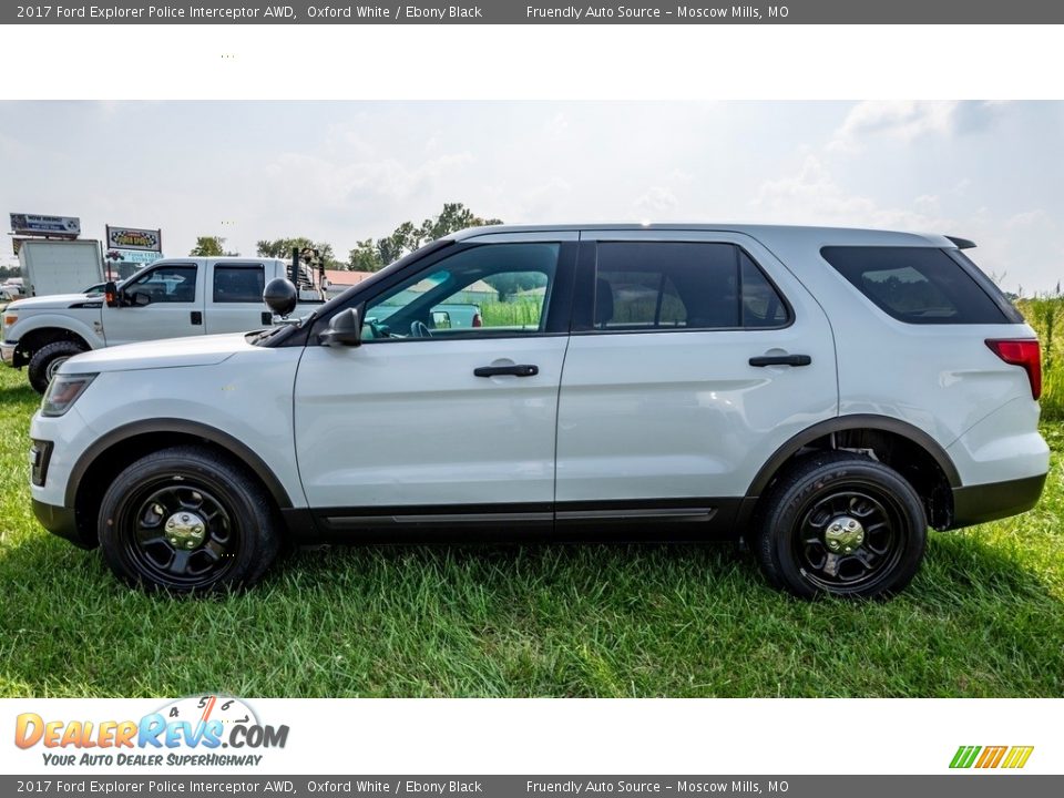 2017 Ford Explorer Police Interceptor AWD Oxford White / Ebony Black Photo #7