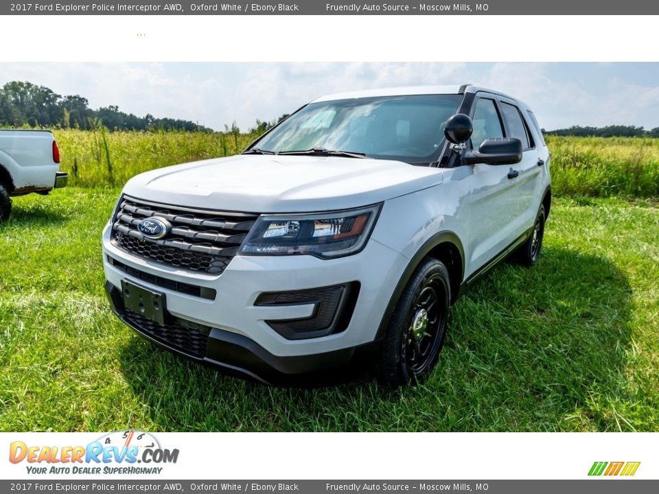 2017 Ford Explorer Police Interceptor AWD Oxford White / Ebony Black Photo #8
