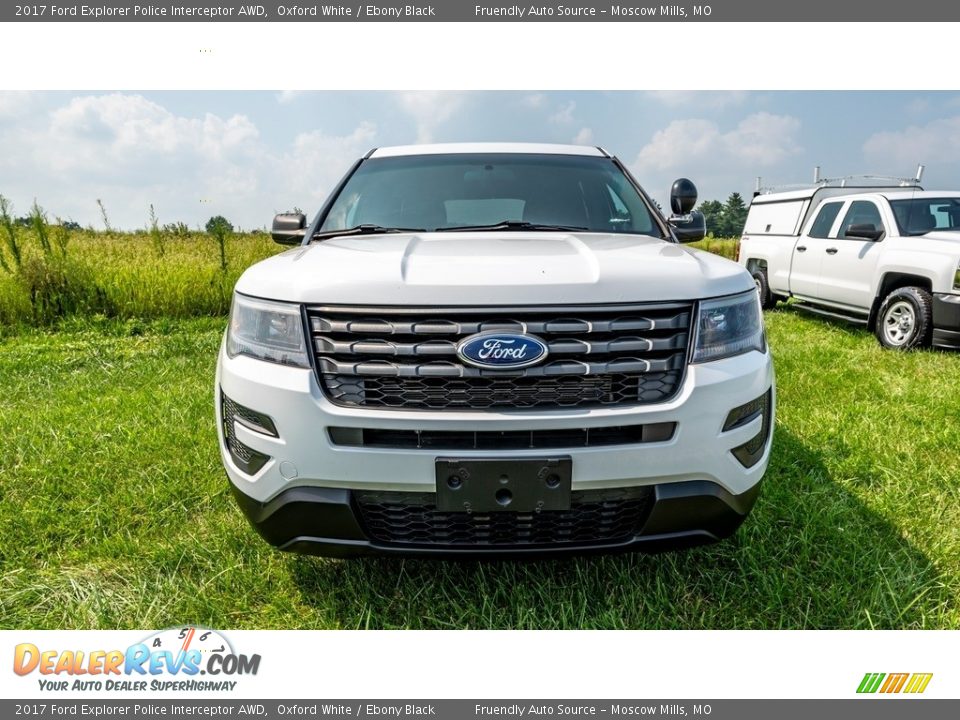 2017 Ford Explorer Police Interceptor AWD Oxford White / Ebony Black Photo #9