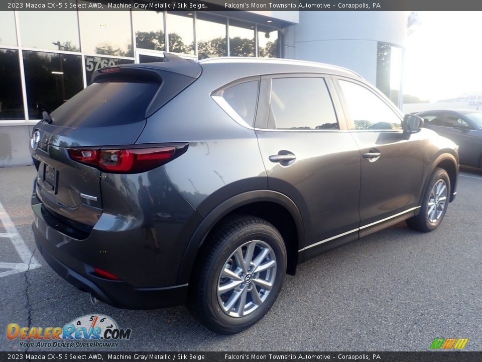 2023 Mazda CX-5 S Select AWD Machine Gray Metallic / Silk Beige Photo #2