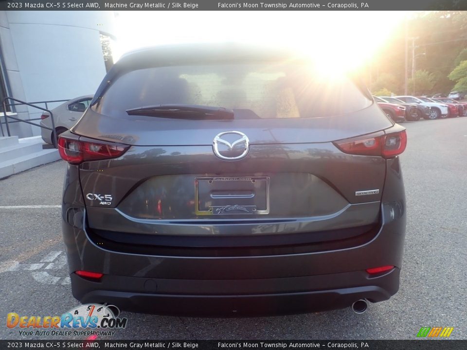 2023 Mazda CX-5 S Select AWD Machine Gray Metallic / Silk Beige Photo #3