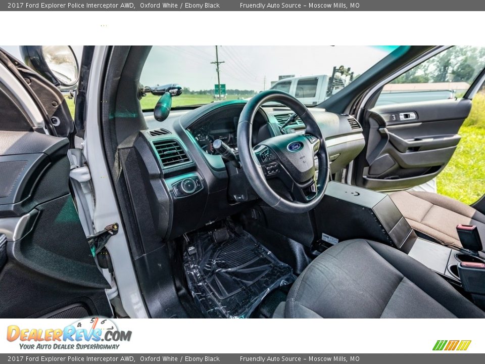 2017 Ford Explorer Police Interceptor AWD Oxford White / Ebony Black Photo #17