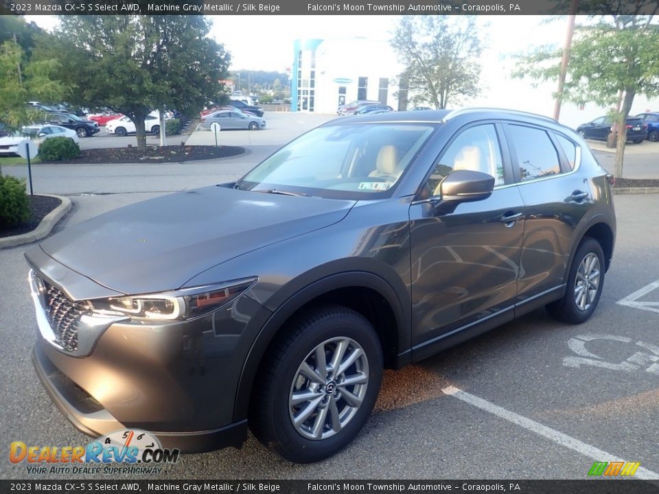 2023 Mazda CX-5 S Select AWD Machine Gray Metallic / Silk Beige Photo #6