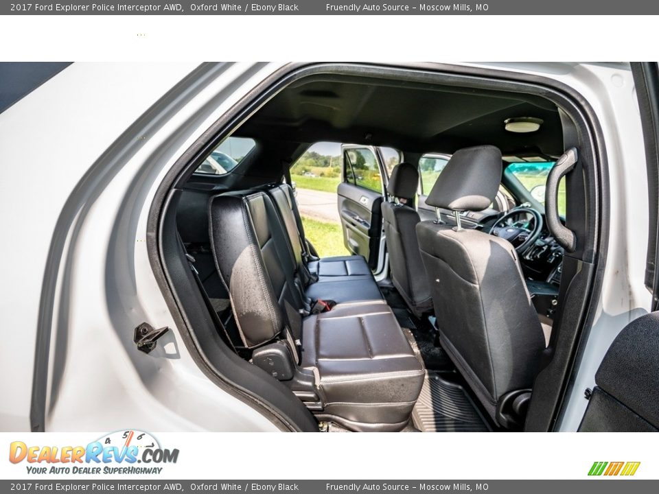 2017 Ford Explorer Police Interceptor AWD Oxford White / Ebony Black Photo #21