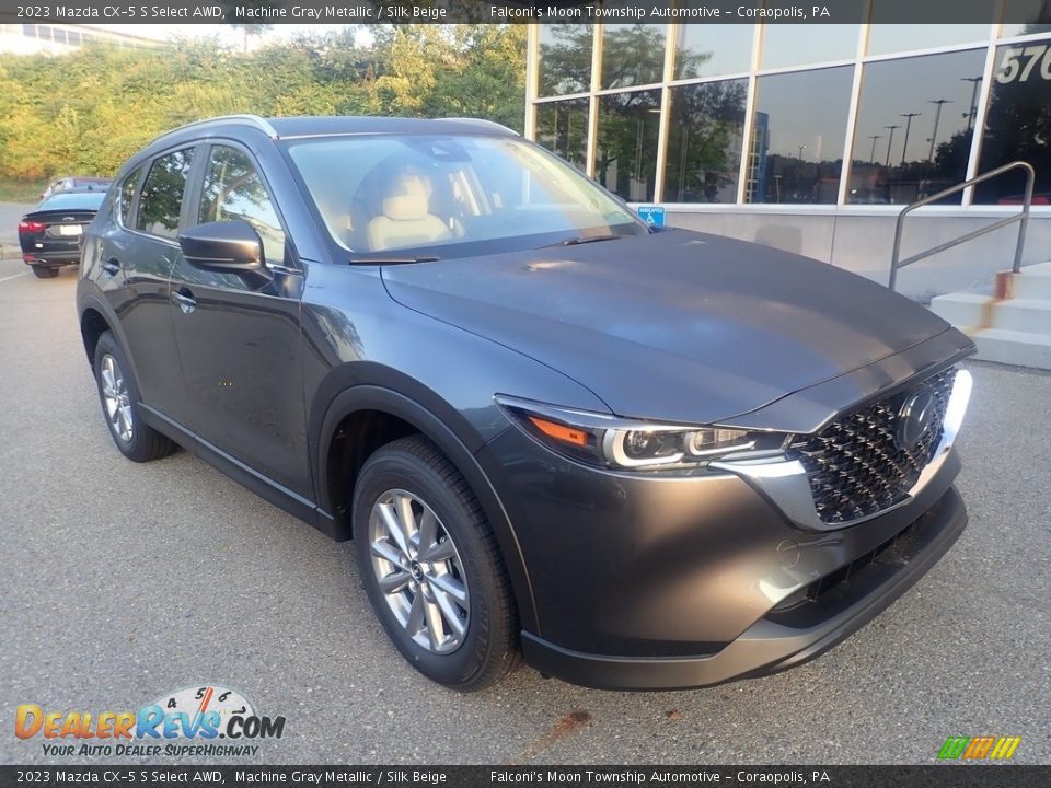 2023 Mazda CX-5 S Select AWD Machine Gray Metallic / Silk Beige Photo #8