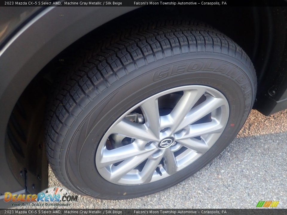 2023 Mazda CX-5 S Select AWD Machine Gray Metallic / Silk Beige Photo #9