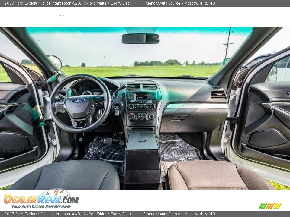 2017 Ford Explorer Police Interceptor AWD Oxford White / Ebony Black Photo #25