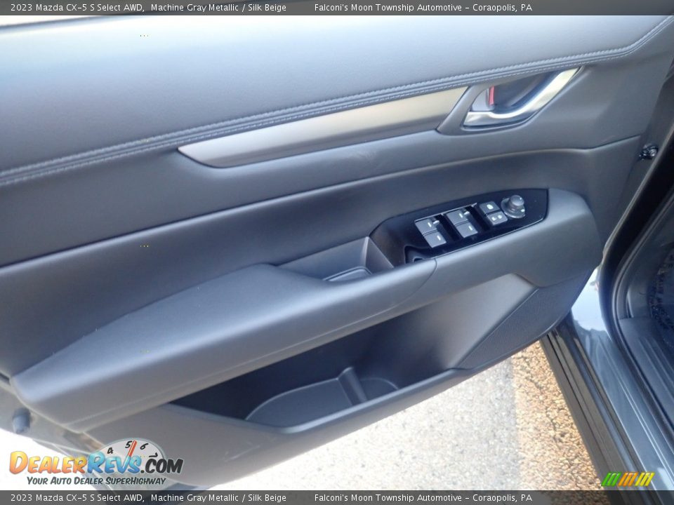 2023 Mazda CX-5 S Select AWD Machine Gray Metallic / Silk Beige Photo #13