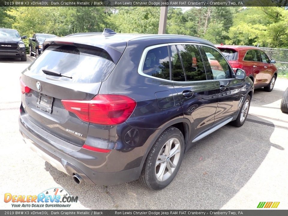 2019 BMW X3 xDrive30i Dark Graphite Metallic / Black Photo #4