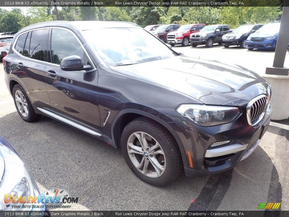 2019 BMW X3 xDrive30i Dark Graphite Metallic / Black Photo #5