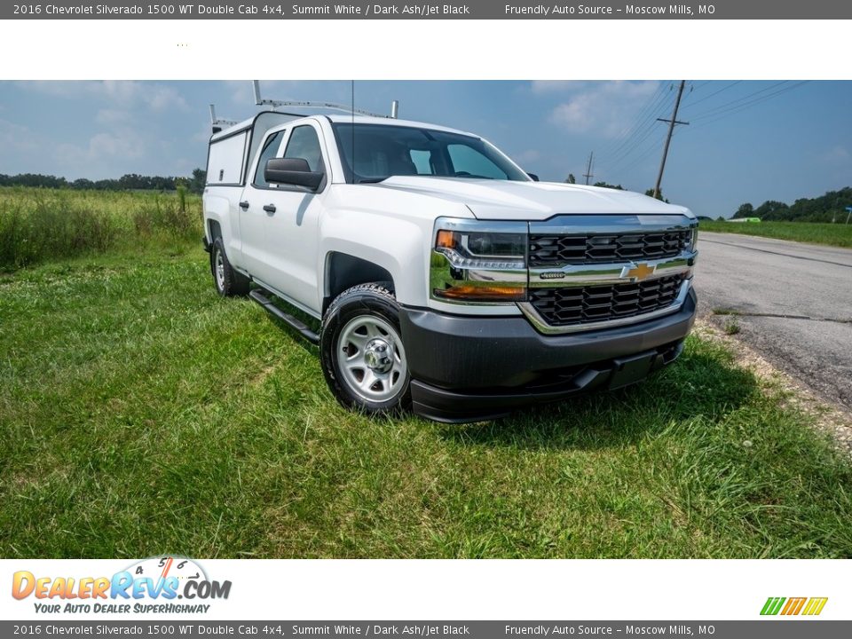 2016 Chevrolet Silverado 1500 WT Double Cab 4x4 Summit White / Dark Ash/Jet Black Photo #1