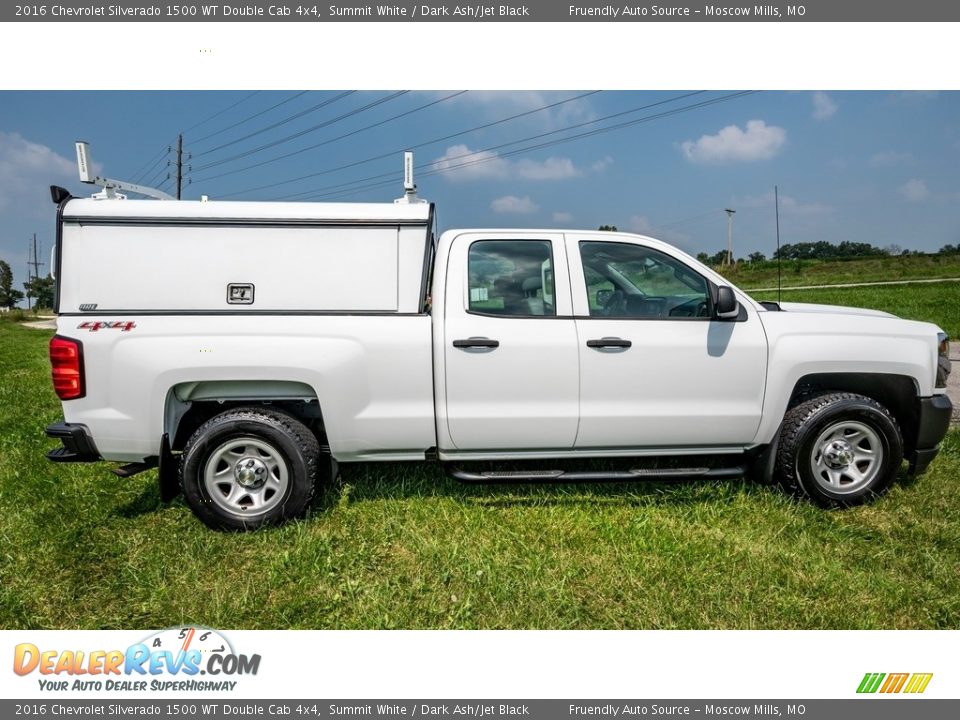 Summit White 2016 Chevrolet Silverado 1500 WT Double Cab 4x4 Photo #3