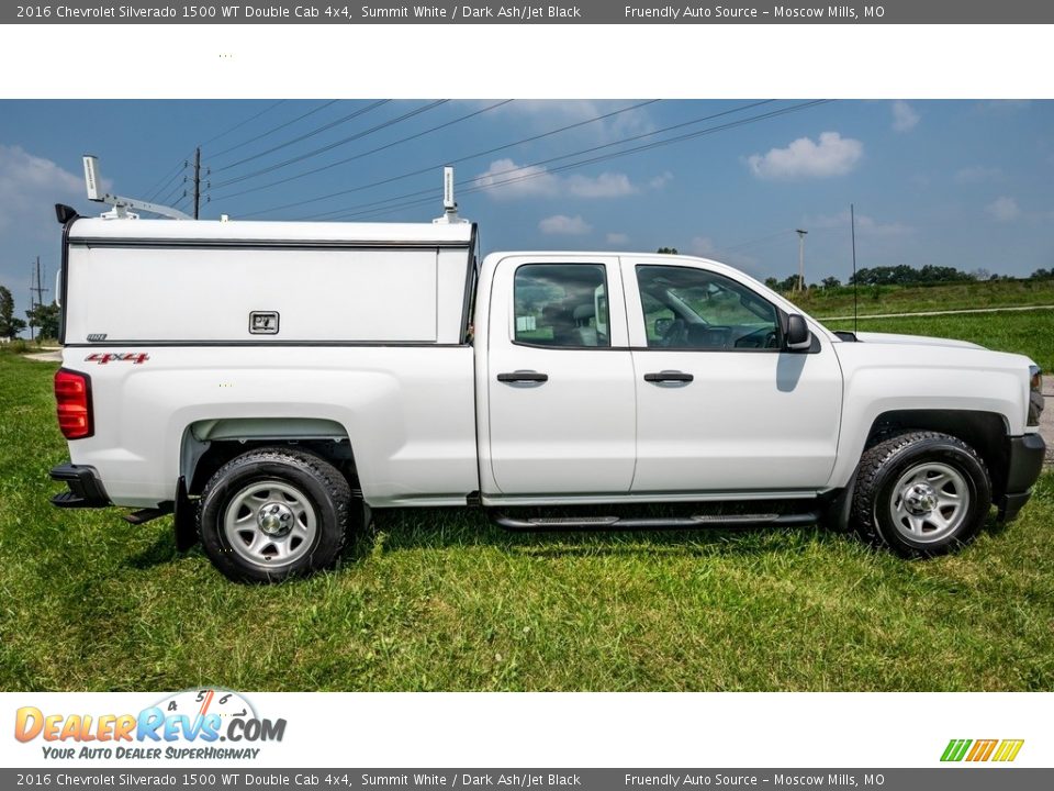 Summit White 2016 Chevrolet Silverado 1500 WT Double Cab 4x4 Photo #3