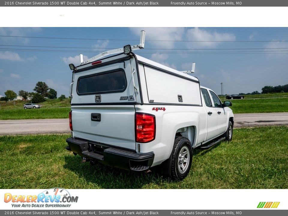 2016 Chevrolet Silverado 1500 WT Double Cab 4x4 Summit White / Dark Ash/Jet Black Photo #4