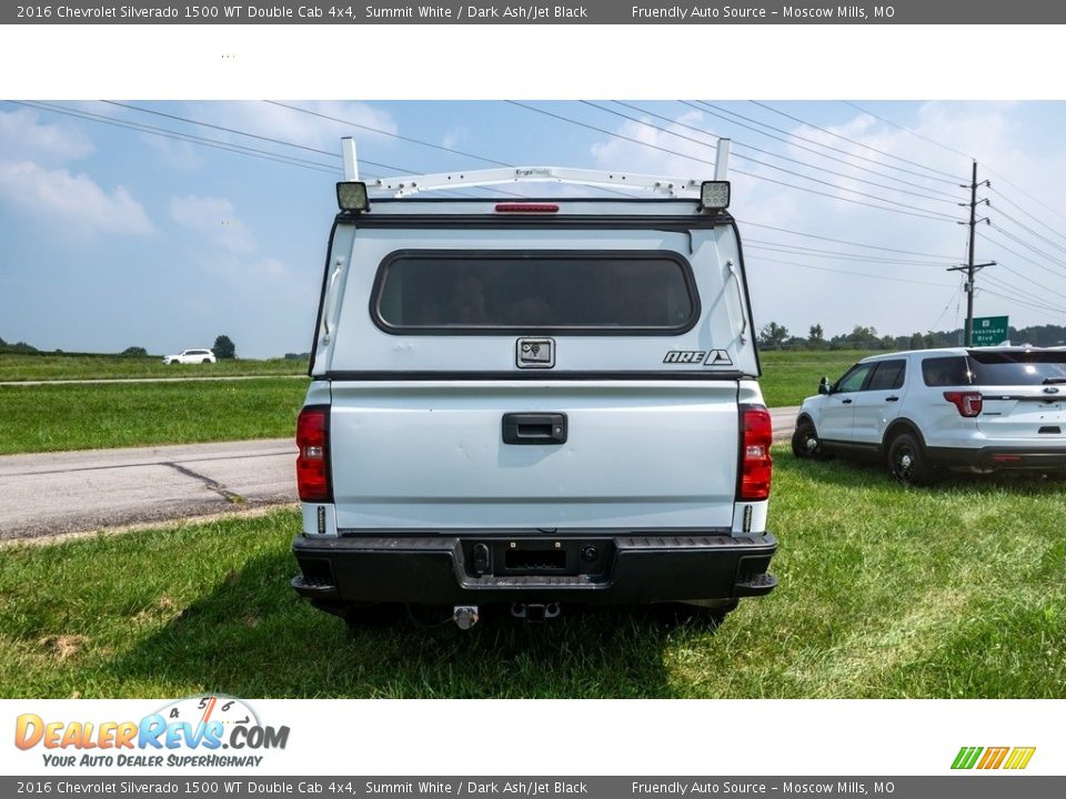 2016 Chevrolet Silverado 1500 WT Double Cab 4x4 Summit White / Dark Ash/Jet Black Photo #5