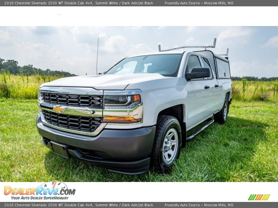 2016 Chevrolet Silverado 1500 WT Double Cab 4x4 Summit White / Dark Ash/Jet Black Photo #8