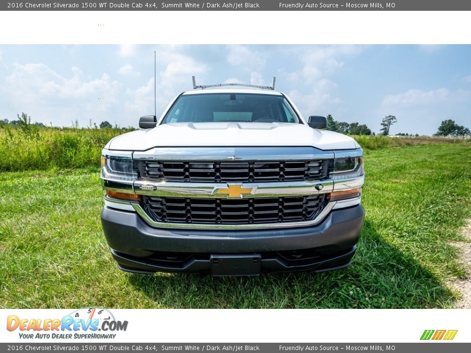 2016 Chevrolet Silverado 1500 WT Double Cab 4x4 Summit White / Dark Ash/Jet Black Photo #9