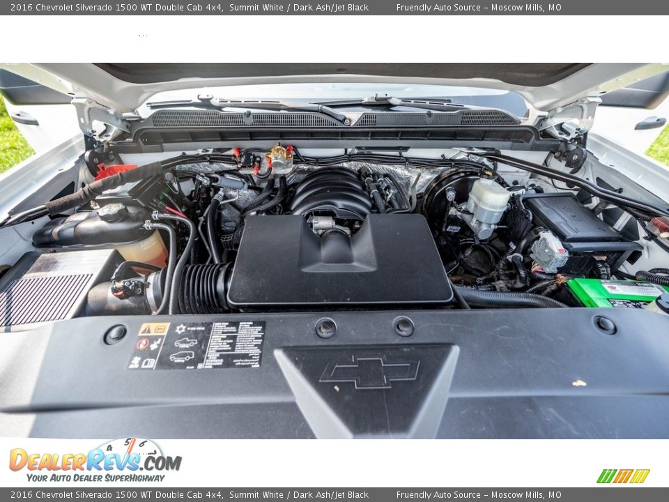 2016 Chevrolet Silverado 1500 WT Double Cab 4x4 4.3 Liter DI OHV 12-Valve VVT EcoTec3 V6 Engine Photo #16