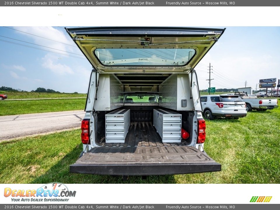 2016 Chevrolet Silverado 1500 WT Double Cab 4x4 Summit White / Dark Ash/Jet Black Photo #21