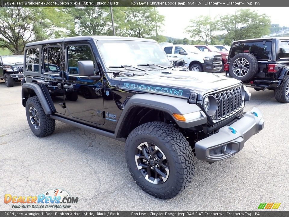 Front 3/4 View of 2024 Jeep Wrangler 4-Door Rubicon X 4xe Hybrid Photo #7