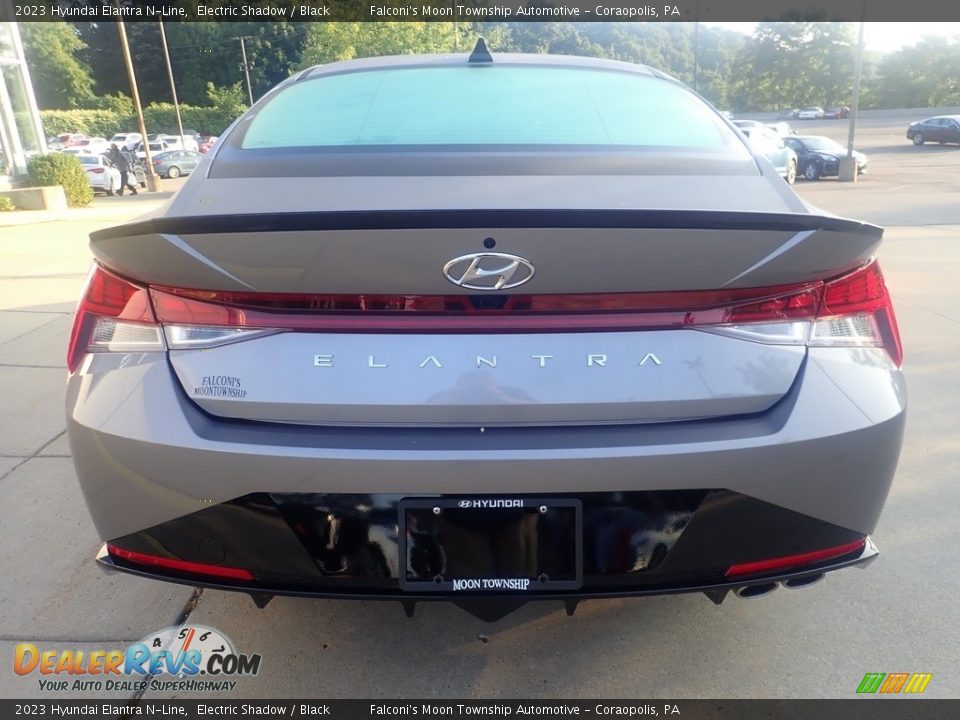 2023 Hyundai Elantra N-Line Electric Shadow / Black Photo #3