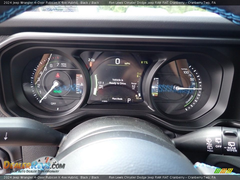 2024 Jeep Wrangler 4-Door Rubicon X 4xe Hybrid Gauges Photo #17