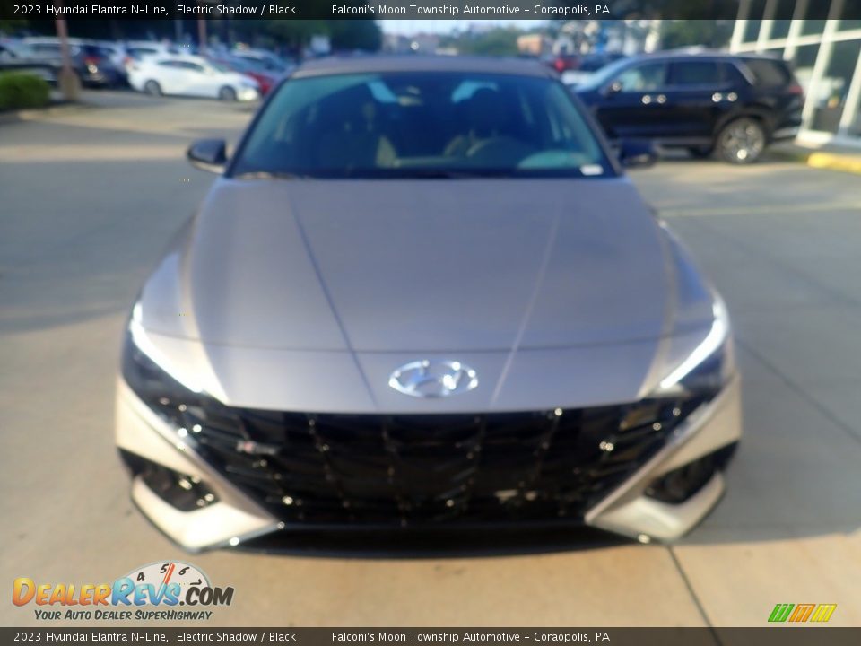 2023 Hyundai Elantra N-Line Electric Shadow / Black Photo #8