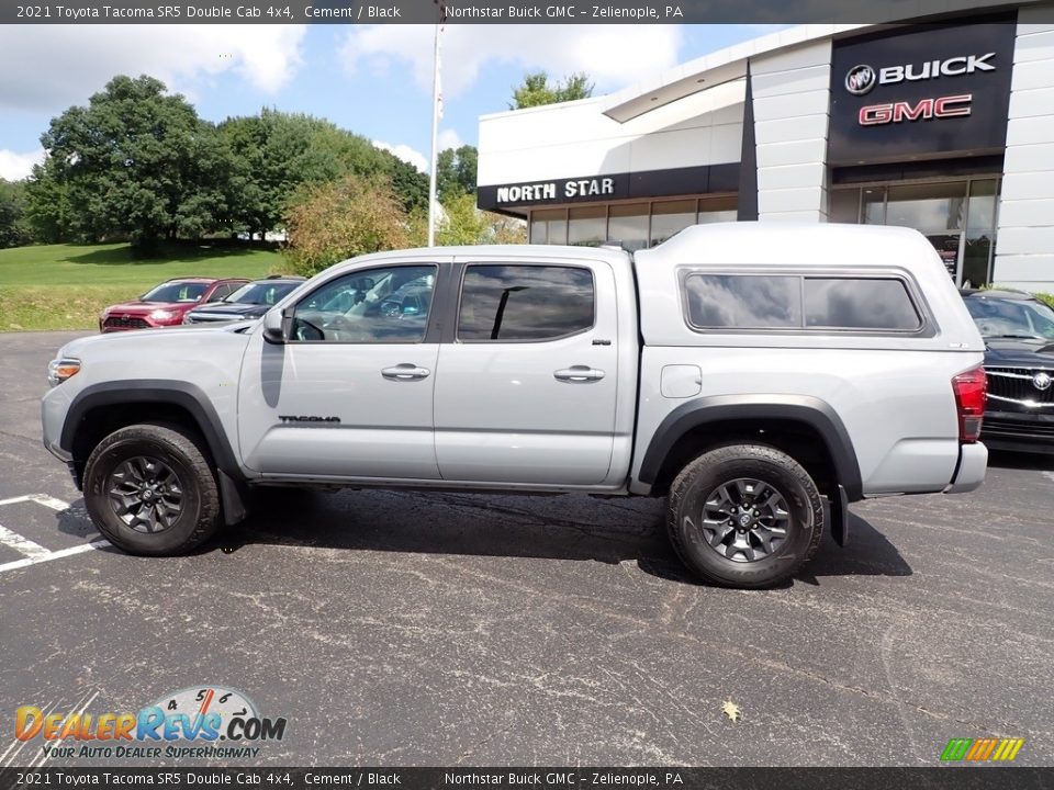 2021 Toyota Tacoma SR5 Double Cab 4x4 Cement / Black Photo #2