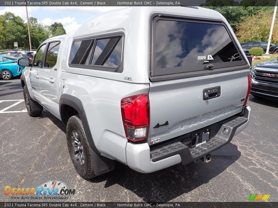 2021 Toyota Tacoma SR5 Double Cab 4x4 Cement / Black Photo #4