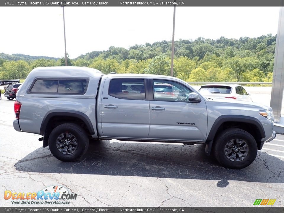 2021 Toyota Tacoma SR5 Double Cab 4x4 Cement / Black Photo #8