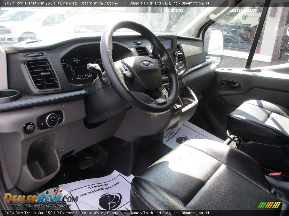 2020 Ford Transit Van 250 HR Extended Oxford White / Ebony Photo #6