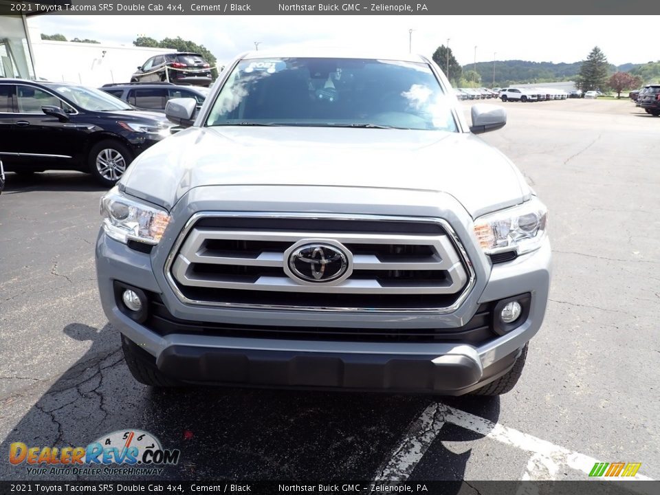 2021 Toyota Tacoma SR5 Double Cab 4x4 Cement / Black Photo #11