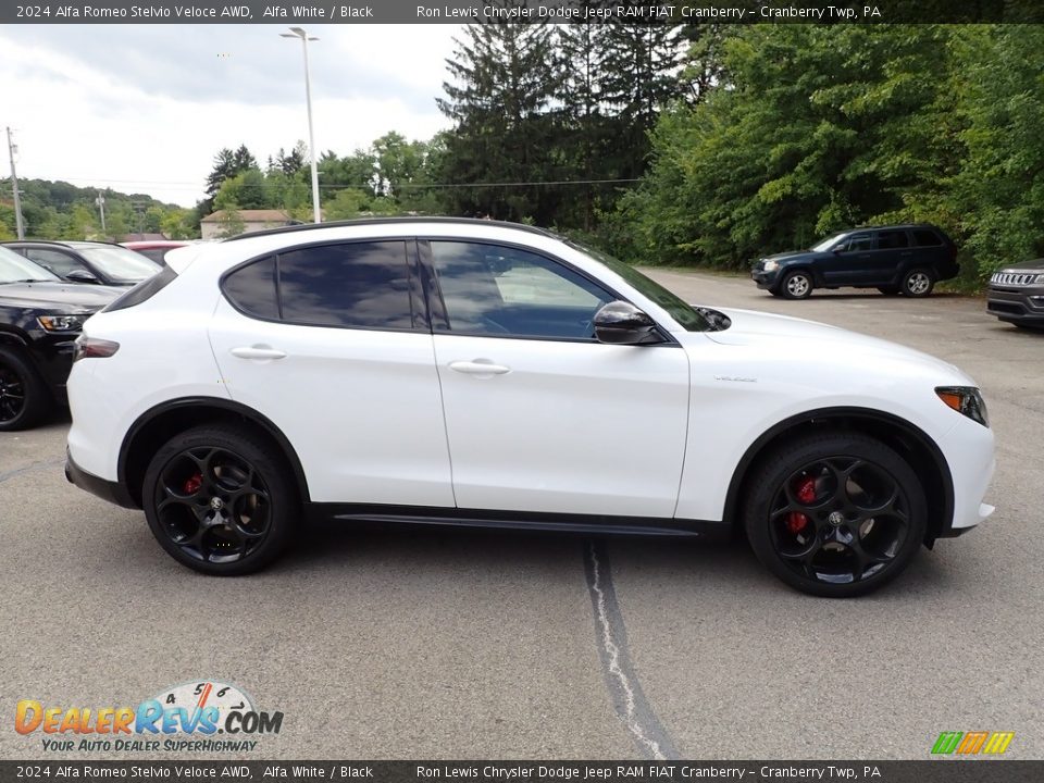 Alfa White 2024 Alfa Romeo Stelvio Veloce AWD Photo #6