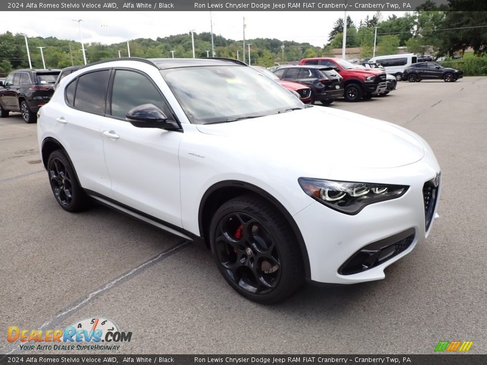 Front 3/4 View of 2024 Alfa Romeo Stelvio Veloce AWD Photo #7