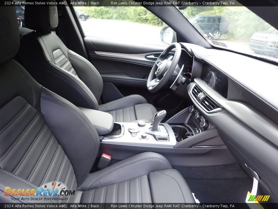 Front Seat of 2024 Alfa Romeo Stelvio Veloce AWD Photo #10