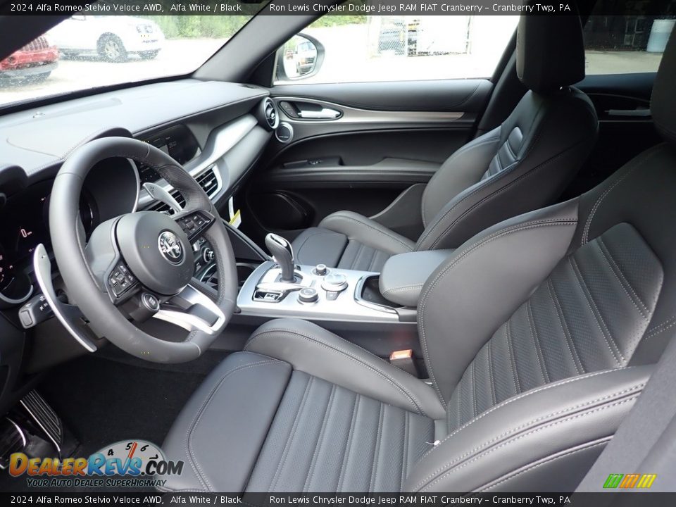 Black Interior - 2024 Alfa Romeo Stelvio Veloce AWD Photo #12