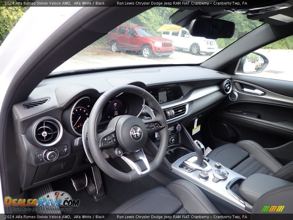 Dashboard of 2024 Alfa Romeo Stelvio Veloce AWD Photo #13