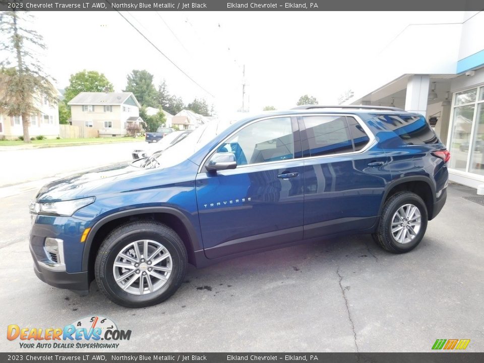 2023 Chevrolet Traverse LT AWD Northsky Blue Metallic / Jet Black Photo #1