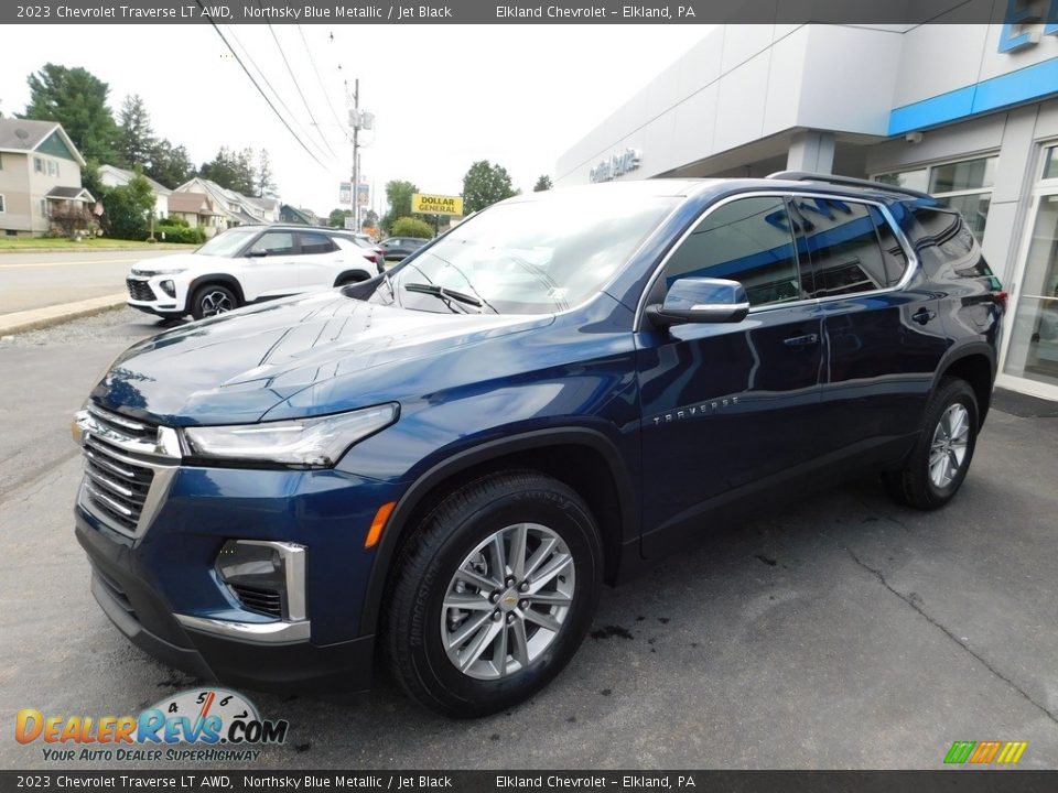 2023 Chevrolet Traverse LT AWD Northsky Blue Metallic / Jet Black Photo #2