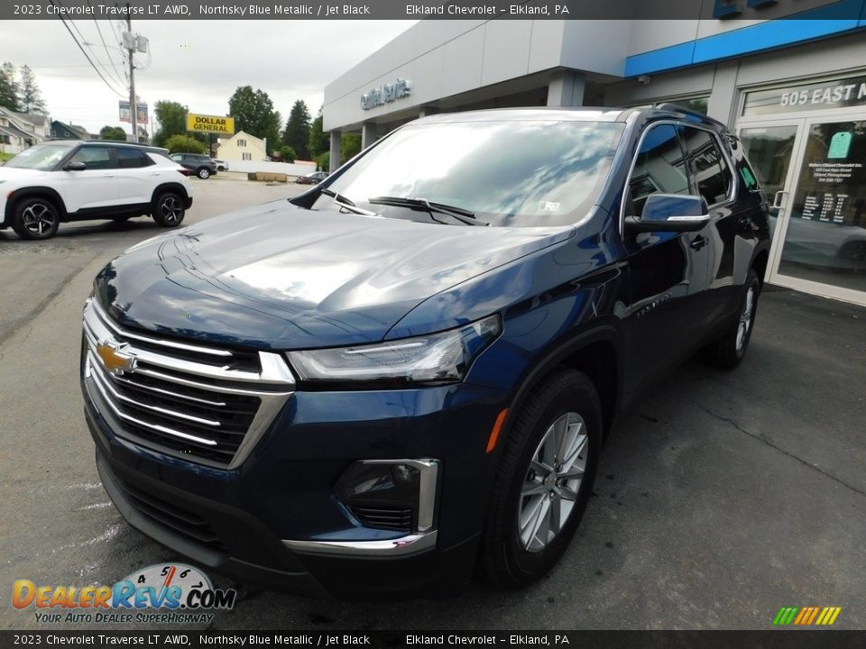 2023 Chevrolet Traverse LT AWD Northsky Blue Metallic / Jet Black Photo #3