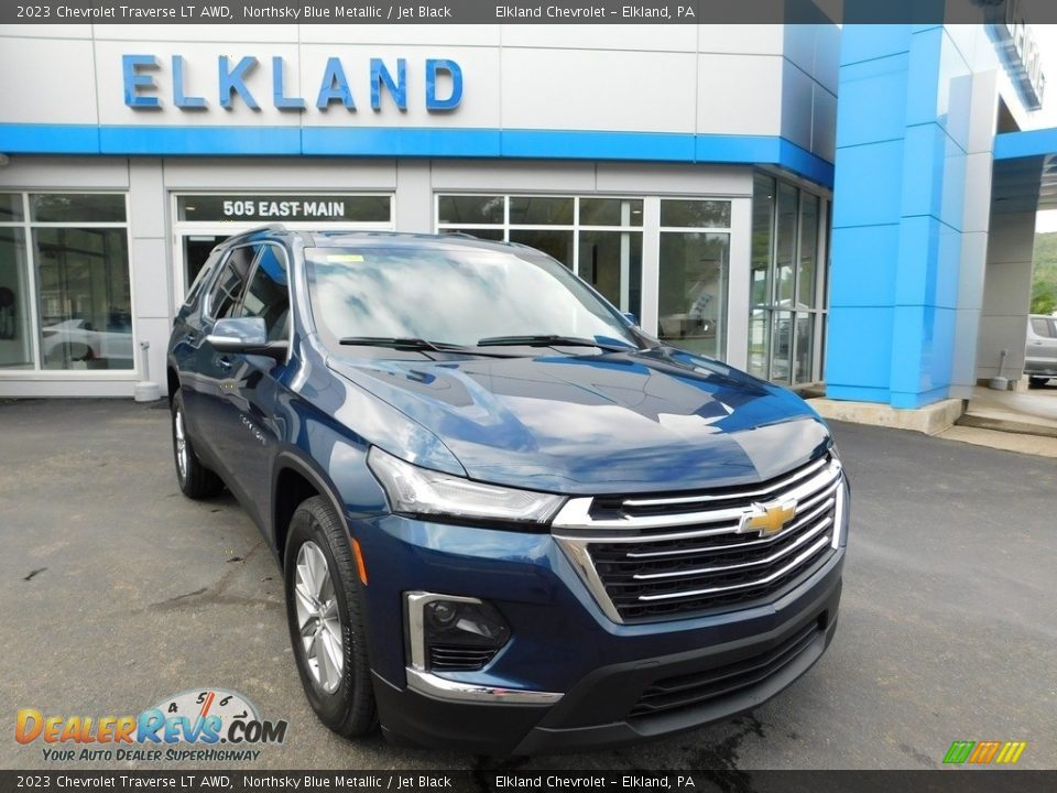 2023 Chevrolet Traverse LT AWD Northsky Blue Metallic / Jet Black Photo #5