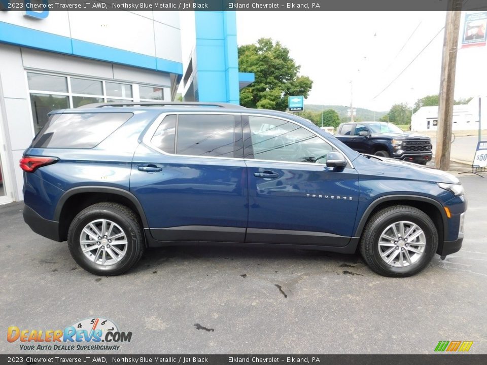 2023 Chevrolet Traverse LT AWD Northsky Blue Metallic / Jet Black Photo #8